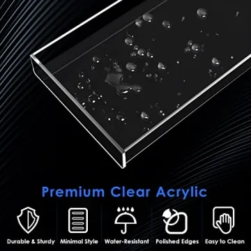 MaxGear Acrylic Vanity Tray - Elegant & Practical Organizer