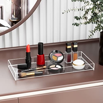 MaxGear Acrylic Vanity Tray - Elegant & Practical Organizer