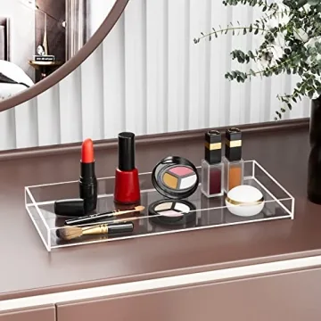 MaxGear Acrylic Vanity Tray - Elegant & Practical Organizer