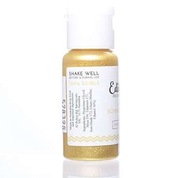Sweet Sticks Edible Art Decorative Paint Sunkissed Gold 15ml