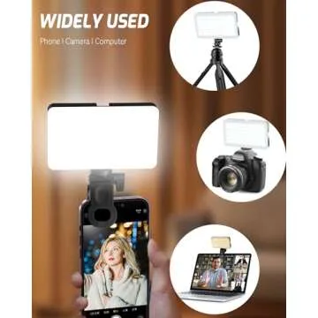 Portable Selfie Light with 90 LEDs for Perfect Lighting