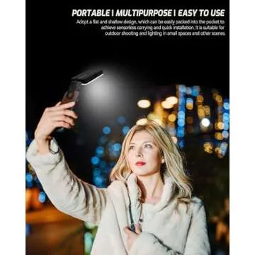 Portable Selfie Light with 90 LEDs for Perfect Lighting