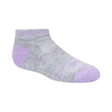 PUMA Girls 8 Pack Low Cut Socks & Hair Ties for Active Kids