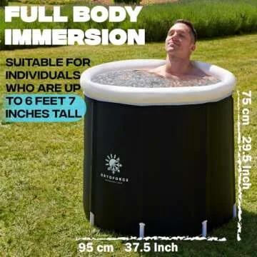 Portable Cold Plunge Tub for Recovery and Wellness