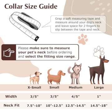 Adjustable Spiked Dog Collar for Small Dogs and Cats