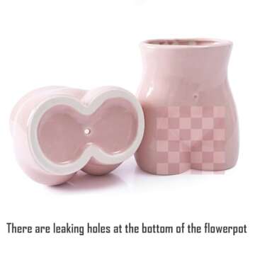 Body Flower Vase - Creative Ceramic Home Decor