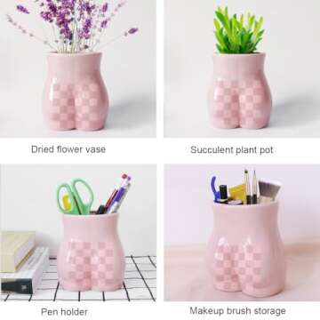Body Flower Vase - Creative Ceramic Home Decor
