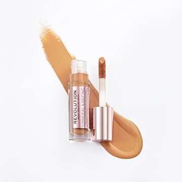 Makeup Revolution Conceal and Define Concealer, Vegan & Matte