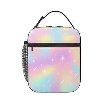 Cuesr Tie Dye Lunch Box for Kids - Insulated Cooler Bag
