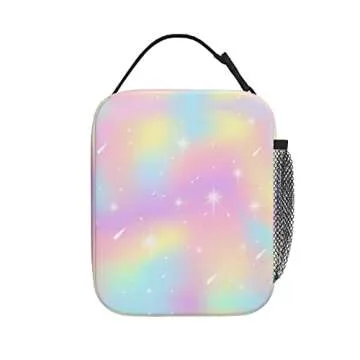 Cuesr Tie Dye Lunch Box for Kids - Insulated Cooler Bag