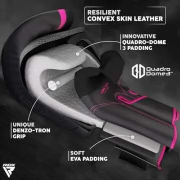 RDX Boxing Gloves, Pro Training Sparring, Maya Hide Leather, Muay Thai MMA Kickboxing, Men Women Adu...