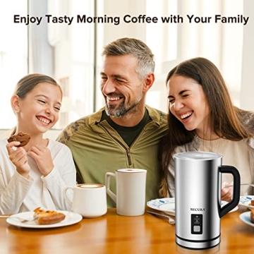 Secura Milk Frother for Perfect Lattes & Cappuccinos