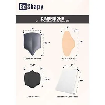 Be Shapy M&D Abdominal & Lumbar Boards for Recovery