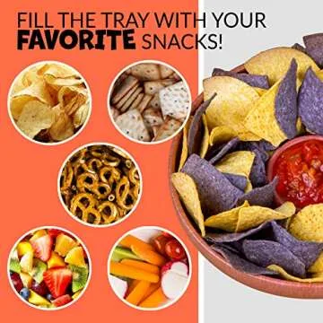 Nostalgia Taco Tuesday 10-Inch Snack & Dip Bowl