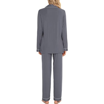 Pjmlifecoco Pajamas Set Long Sleeve Sleepwear for Women