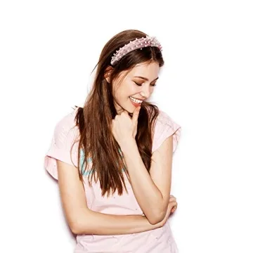 WILLBOND Pearl Headbands Set - Velvet & Faux Pearls for Women