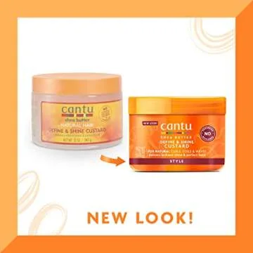 Cantu Shea Butter Curling Custard for Natural Hair 12oz