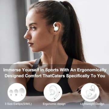 Wireless Bluetooth Earbuds with IP7 Waterproof and 48H Battery