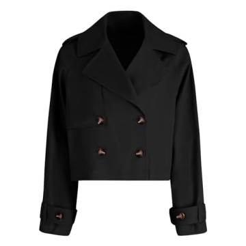 Buy Tankaneo Cropped Trench Coat - Perfect for Spring