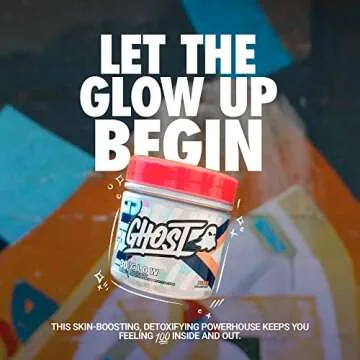 GHOST Glow Peach Skin Boosting Supplement - 30 Servings