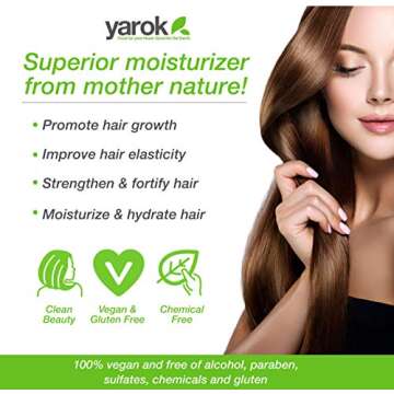 Yarok - Feed Your Moisture Shampoo - Hydrate, Detoxify & Restore - Nourishing & Moisturizing Cleanse - With Organic Argan & Coconut Oil - 100% Vegan - Gluten, Sulfate, Paraben & Cruelty Free - 12oz