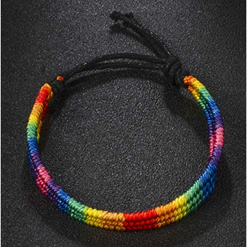 Nanafast Handmade Rainbow LGBT Pride Bracelet for Everyone