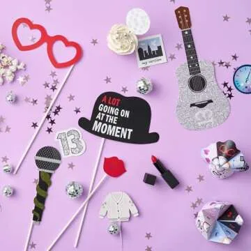 Big Dot of Happiness in My Party Era Photo Booth Props Kit - 20 Ct