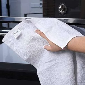 Avalon Towels Bar Mop Towels – Pack of 15 Size 16x19 Inches, 100% Ring Spun Cotton Cleaning Rags, Absorbent Bar Towels, Restaurant Cleaning Towels, Reusable Dish Towels Multipurpose Towels