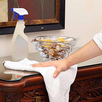 Avalon Towels Bar Mop Towels – Pack of 15 Size 16x19 Inches, 100% Ring Spun Cotton Cleaning Rags, Absorbent Bar Towels, Restaurant Cleaning Towels, Reusable Dish Towels Multipurpose Towels