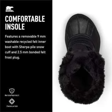 SOREL Children's Snow Commander Boot - Ultimate Winter Comfort