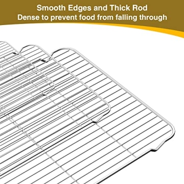 Wildone Stainless Steel Baking Sheet Set for Easy Cooking