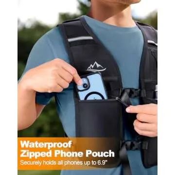 ISEYOU Running Vest - Hydration & Safety for All