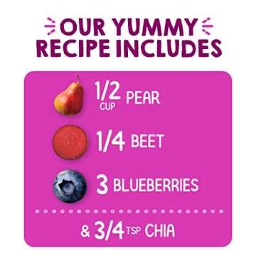 Happy Tot Organic Stage 4 Baby Food Pouches, 16 Pack