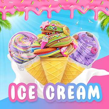 Elover Ice Cream Slime Kit for Creative Kids