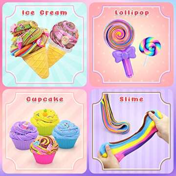 Elover Ice Cream Slime Kit for Creative Kids