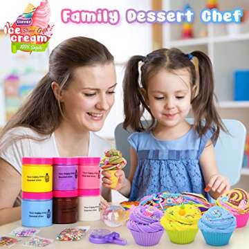 Elover Ice Cream Slime Kit for Creative Kids