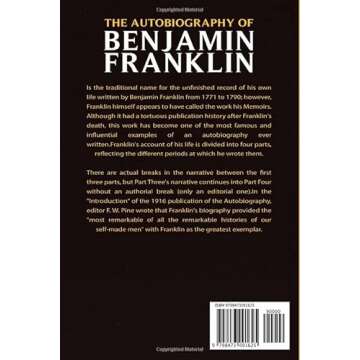 The Autobiography of Benjamin Franklin: A Benjamin Franklin Autobiography Classics (The Original 179...
