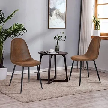 Homy Casa Dining Chairs Set of 4 Stylish Mid-Century Chairs