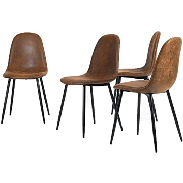 Homy Casa Dining Chairs Set of 4 Stylish Mid-Century Chairs