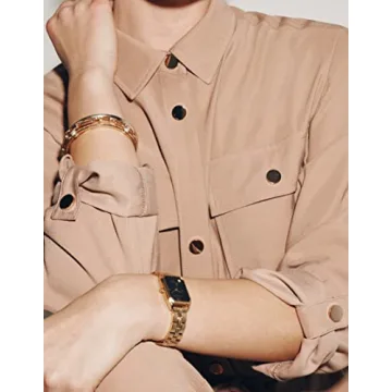 Anne Klein Gold and Black Dress Watch AK/3774BKGB