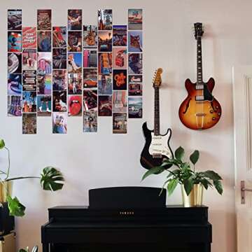 80PCS Retro Wall Collage Kit Aesthetic Pictures,Vintage Posters Bedroom Aesthetic Room Decor,Posters for Room 90s,80s Indie Room Decor,70s Wall Art ,Trendy Small Posters for Dorm