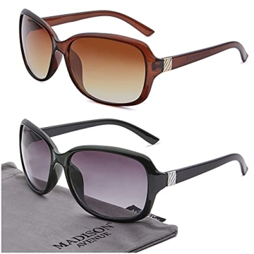 Madison Avenue Classic Vintage Sunglasses Set for Women