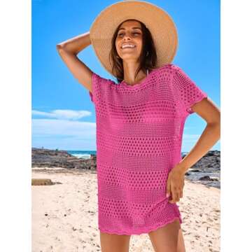 Stylish ANRABESS Crochet Swim Cover Up for Women