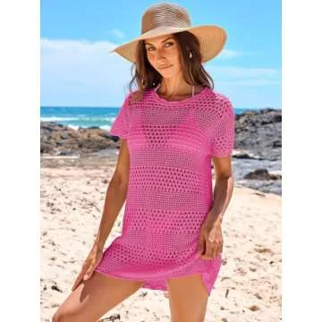 Stylish ANRABESS Crochet Swim Cover Up for Women