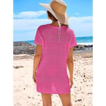 Stylish ANRABESS Crochet Swim Cover Up for Women