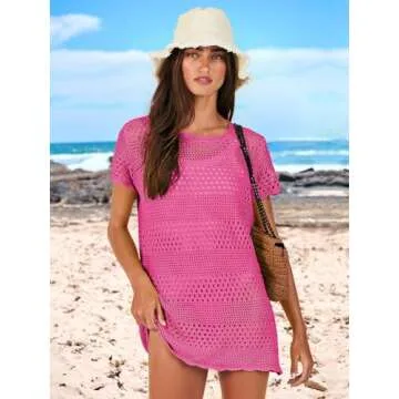 Stylish ANRABESS Crochet Swim Cover Up for Women