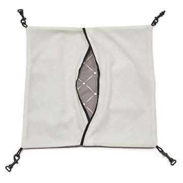 MidWest Homes for Pets Designer Ferret Nation / Critter Nation Large Hammock, Tan & White, 12.8"L x 15.0"W x 8.5"Th