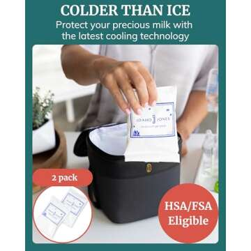 Reusable Ice Packs for Coolers - Long Lasting & TSA Approved