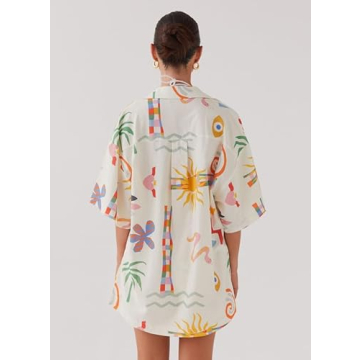 Y2K Women's Printed Shorts Set Summer Beachwear