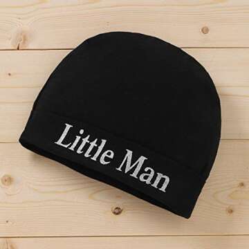 3Pcs Baby Boys Clothes Sets, Cute Letters Print Romper + Pants + Hat Outfits Set(Long Sleeves White 0-3months)…